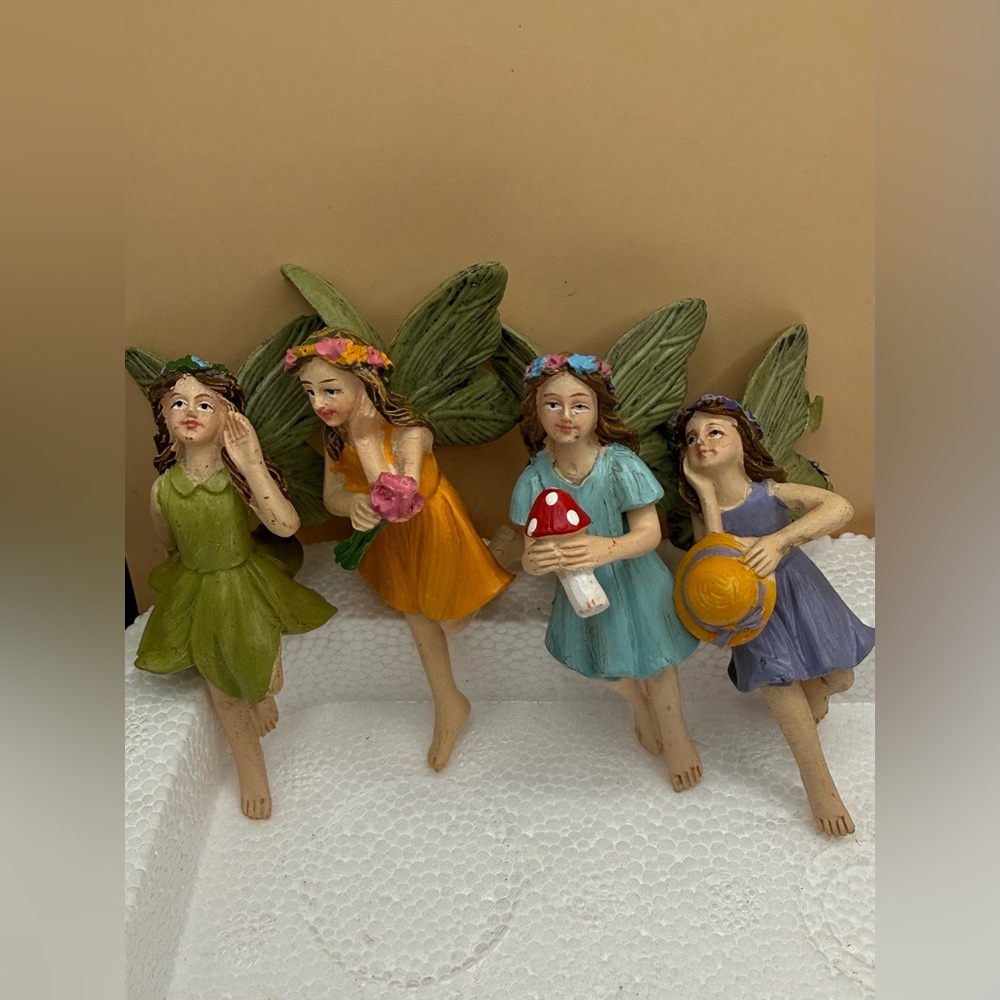 Colorful Fairy Figurines Set - Picture 4 of 6